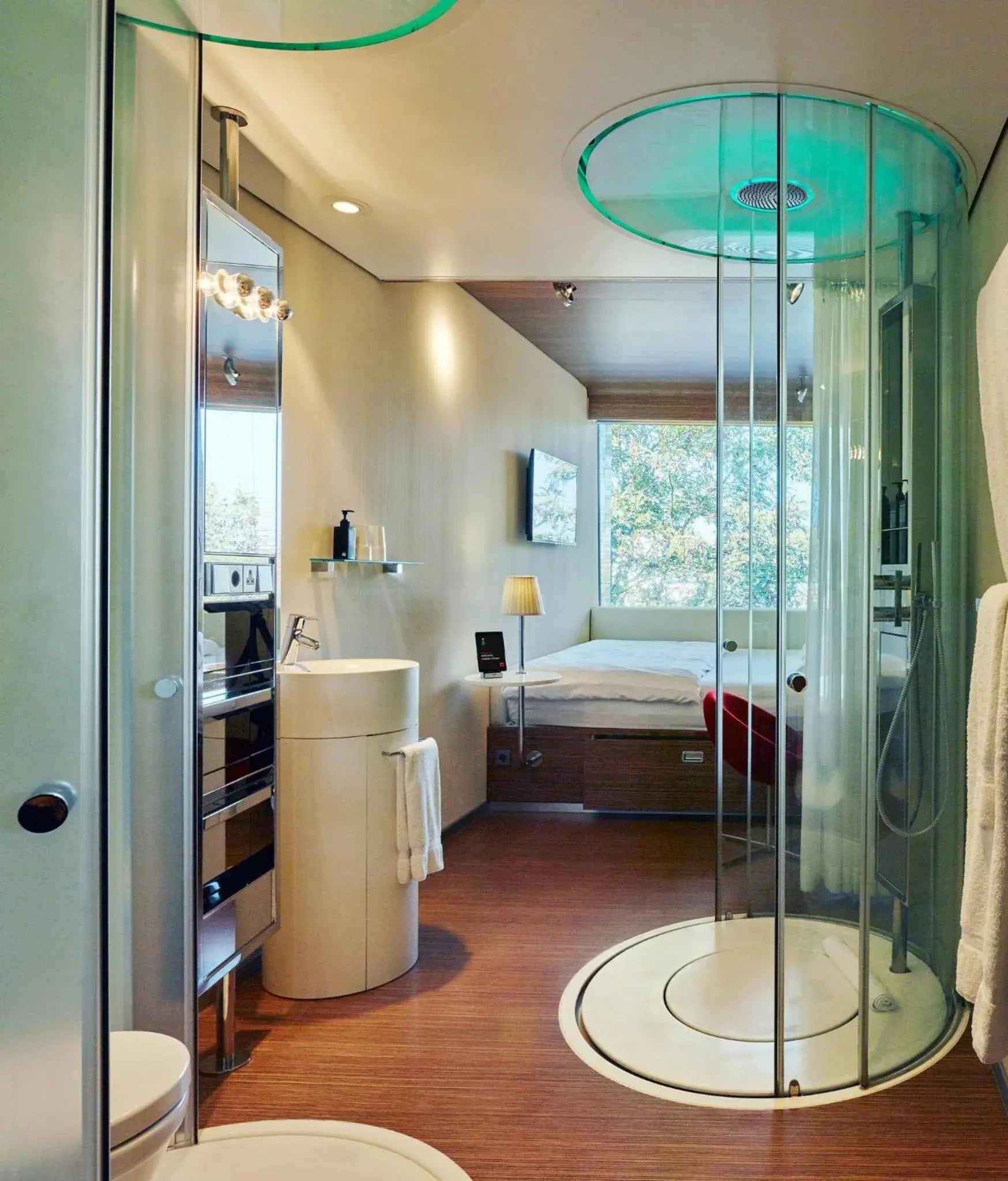 Bedroom in citizenM Schiphol Airport Bedroom in citizenM Schiphol Airport