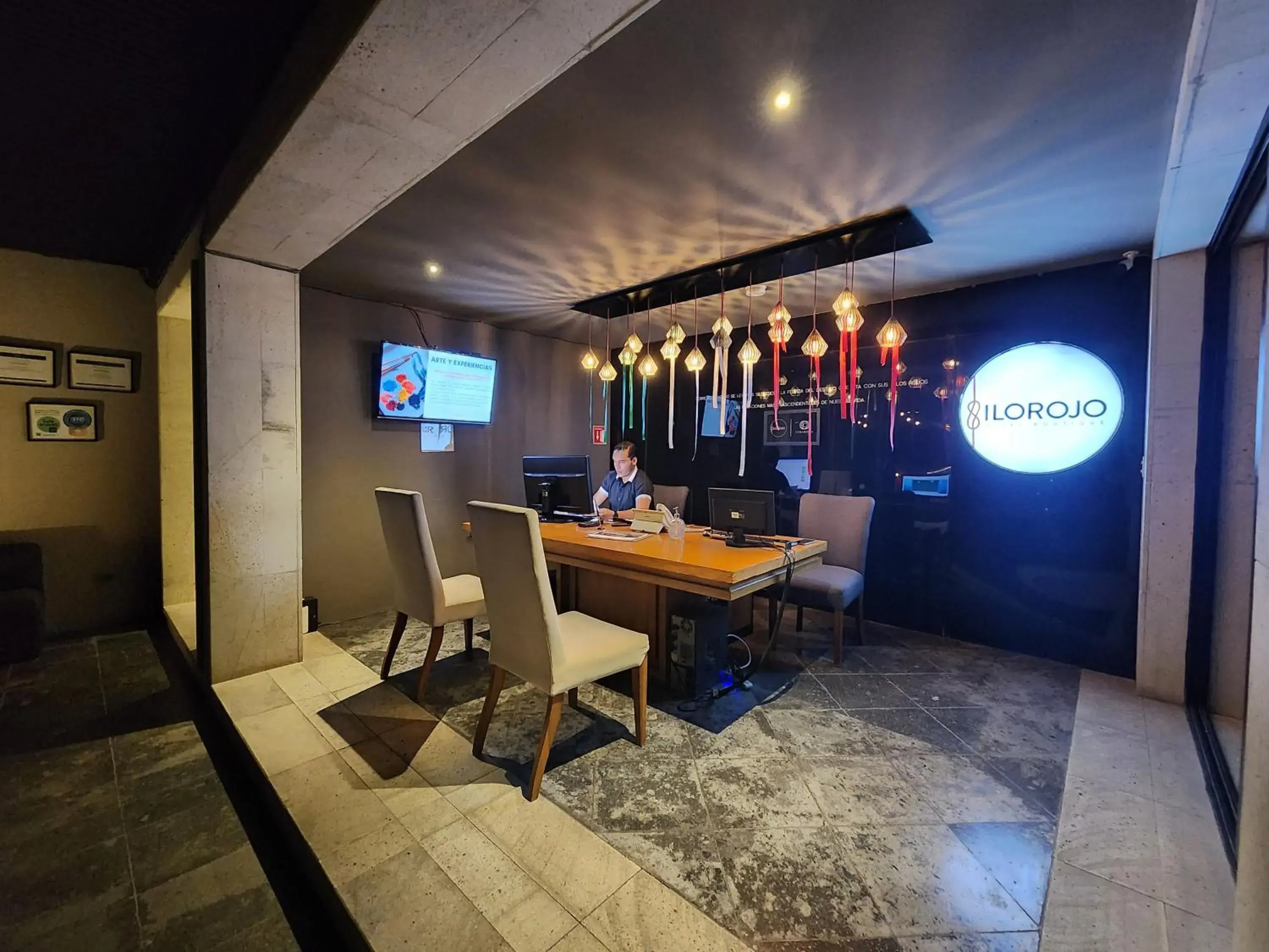 Lobby or reception in Ilo Rojo Hotel Boutique Lobby or reception in Ilo Rojo Hotel Boutique