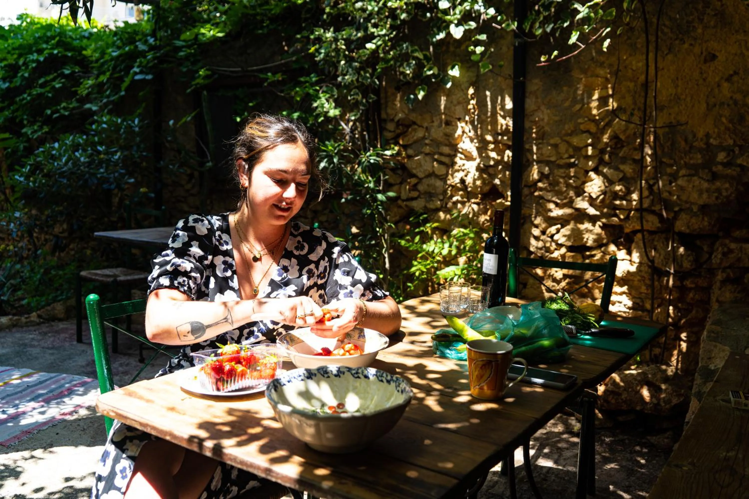 Garden in Chania Hostel Youth 18-50