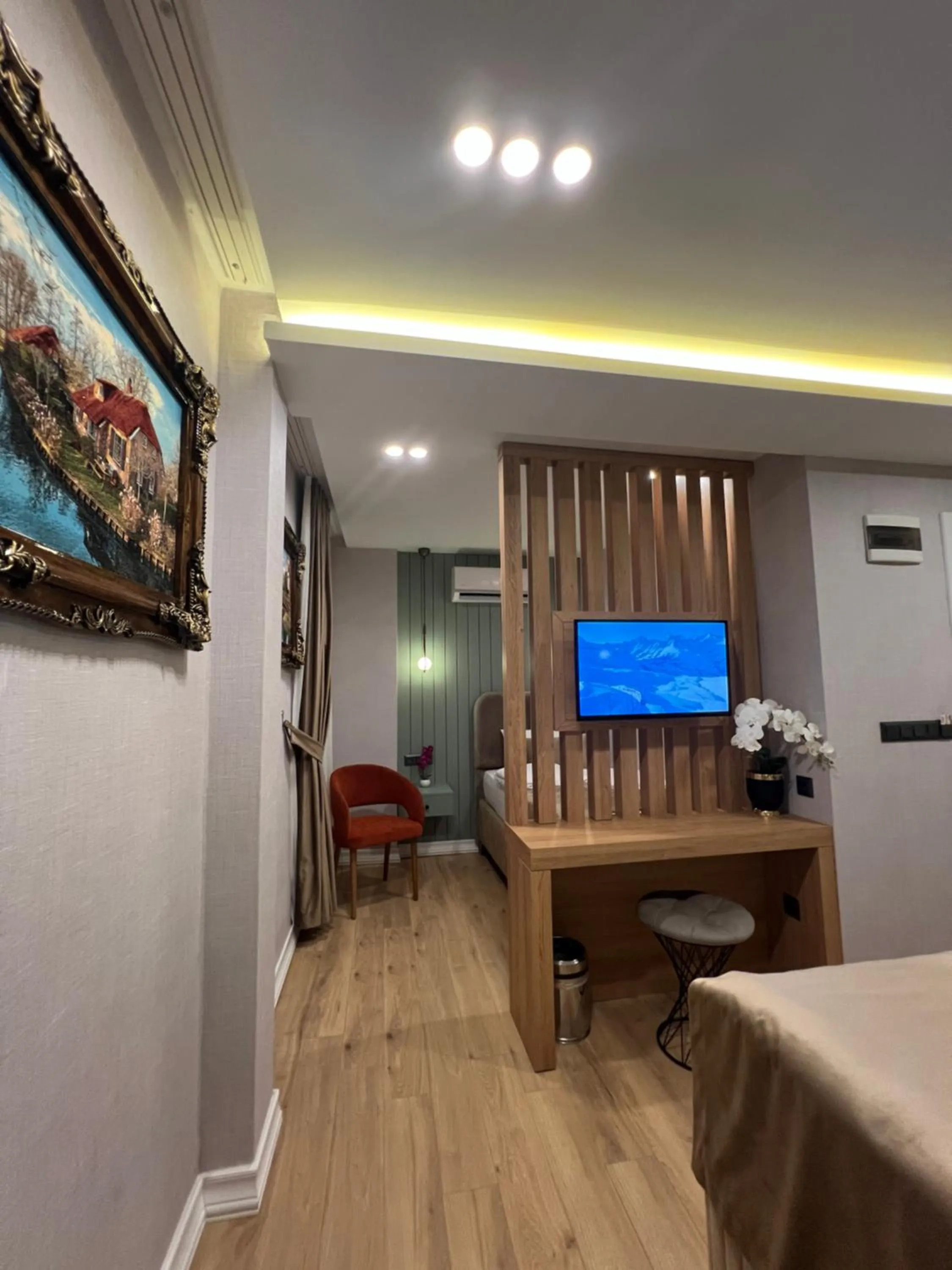 Bed in The Aramis Galata Hotel