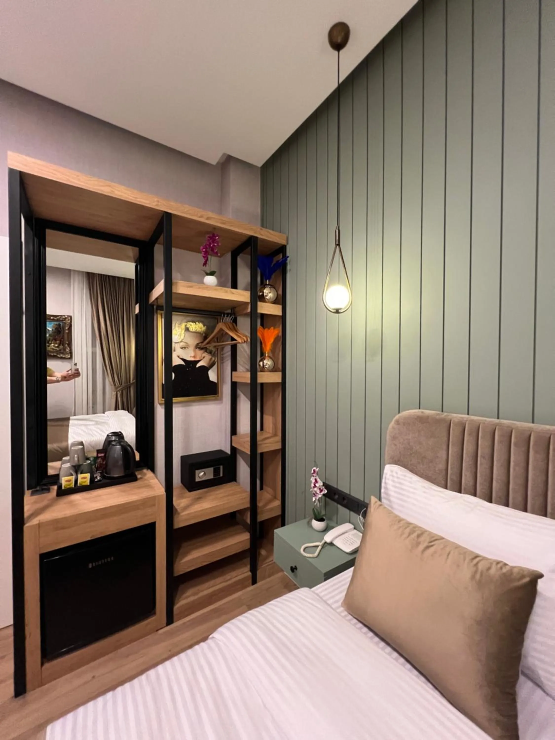 Bed in The Aramis Galata Hotel