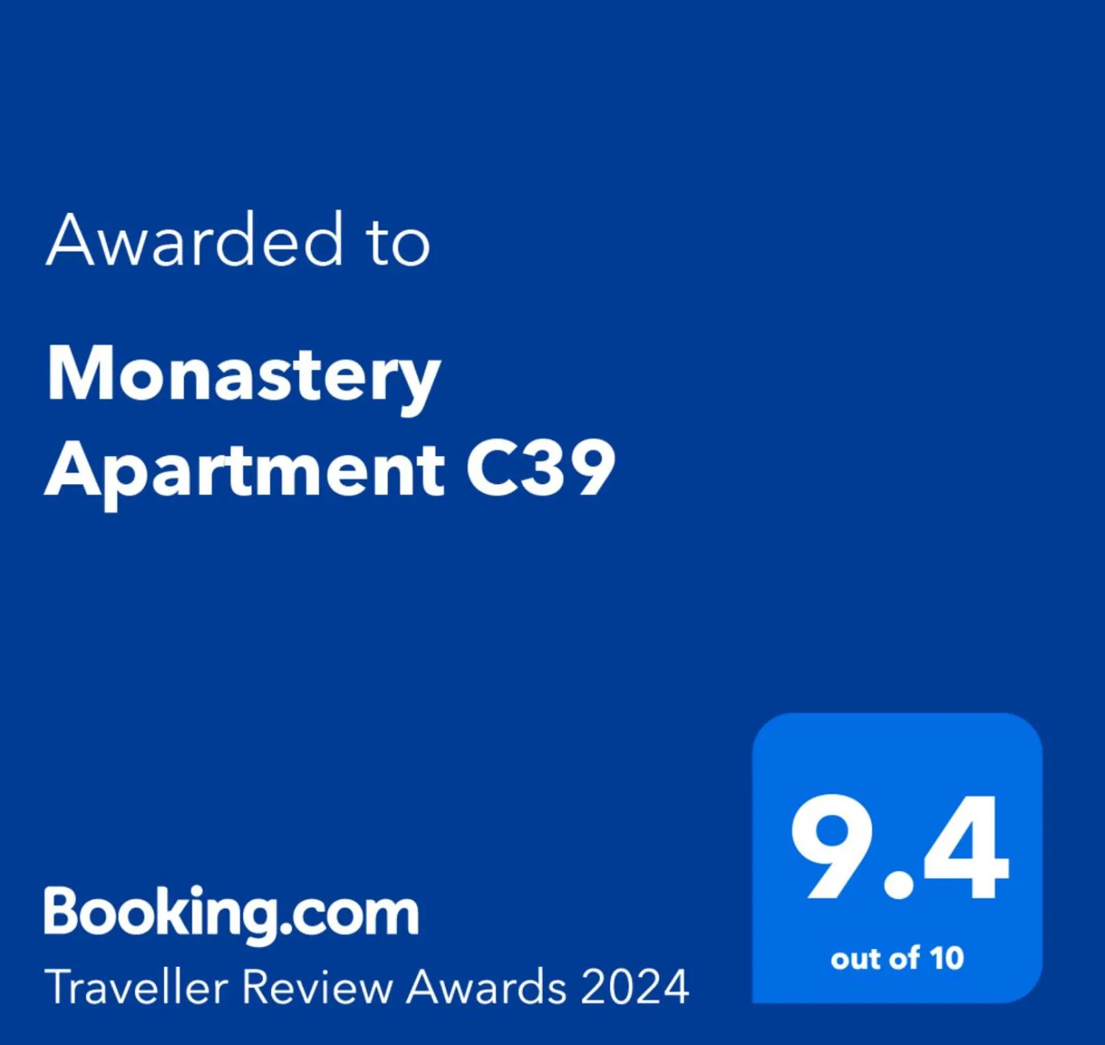 Monastery Apartment C39