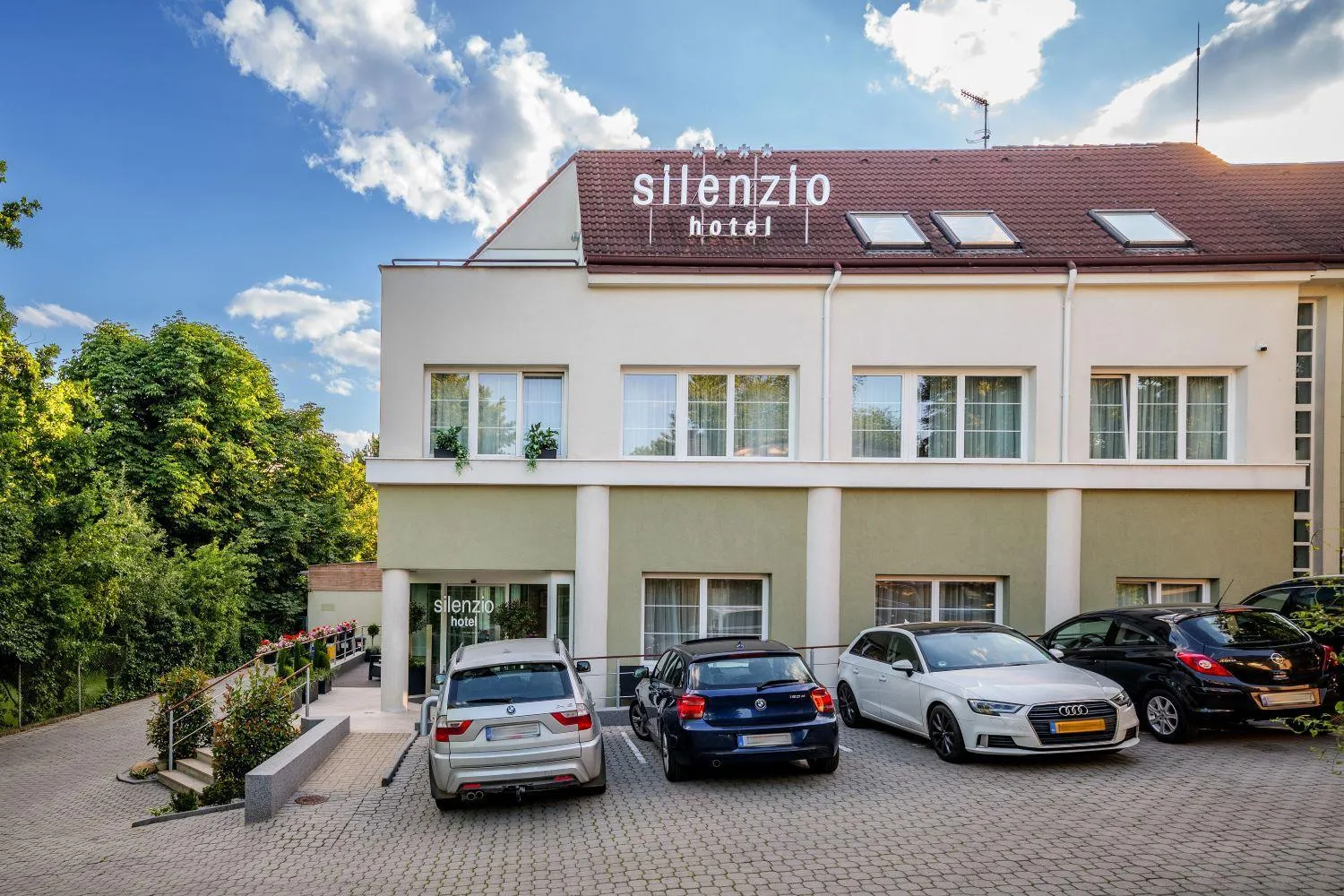 Property building in Hotel Silenzio