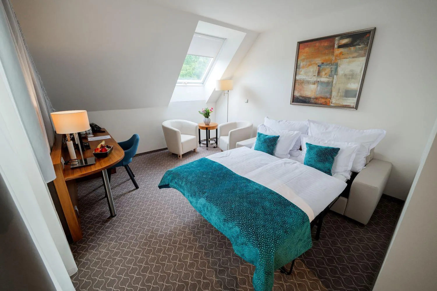 Bed in Hotel Silenzio