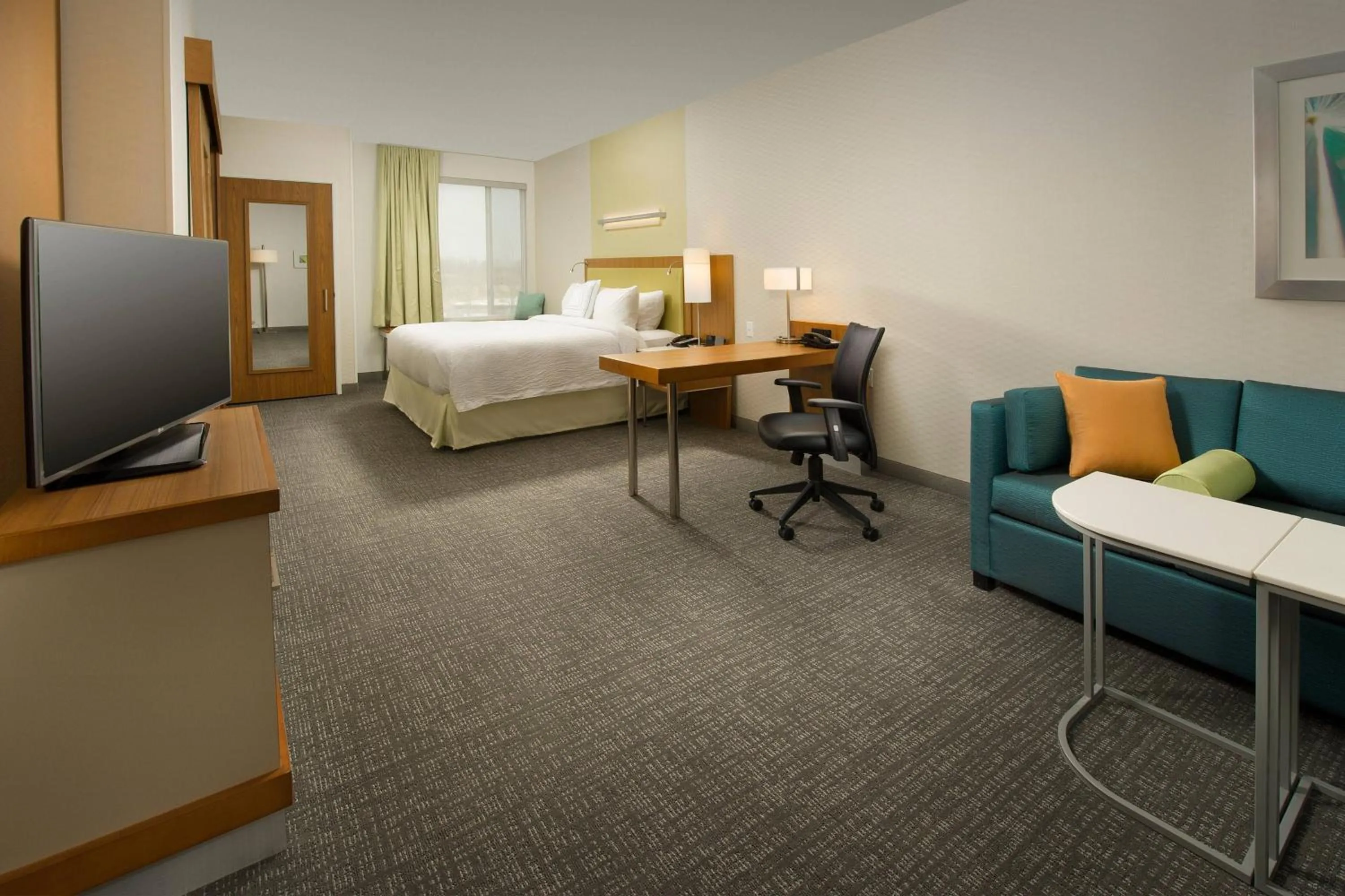Photo of the whole room, Bed in SpringHill Suites by Marriott Bridgeport Clarksburg