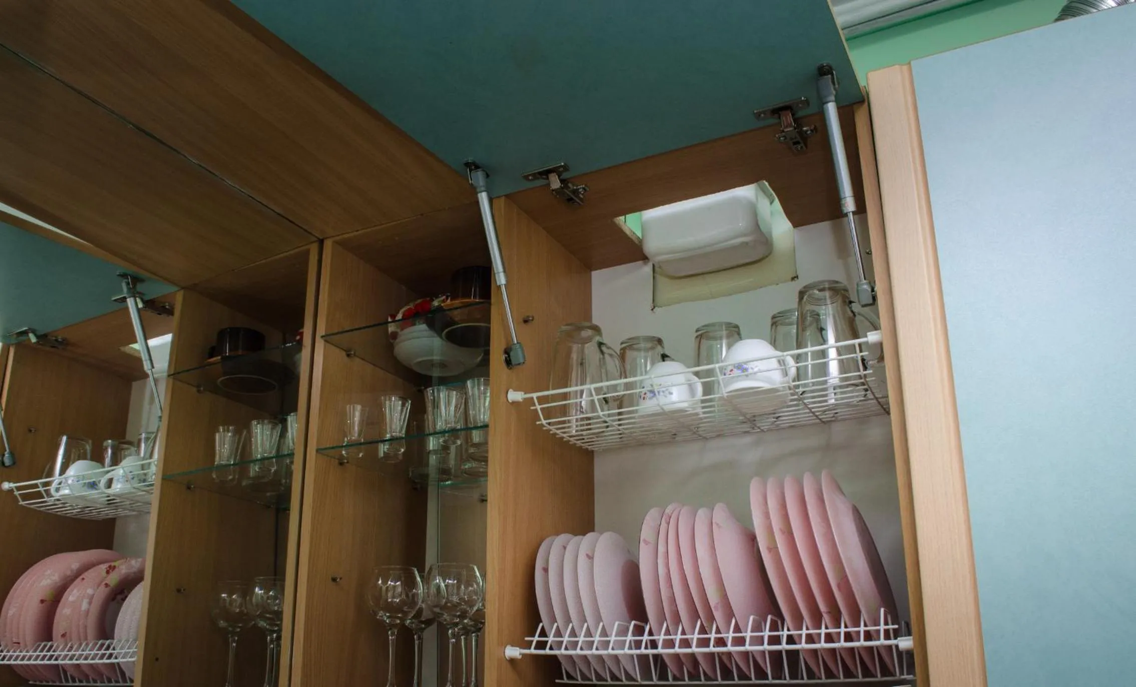 Kitchen or kitchenette in Babylon Apartments