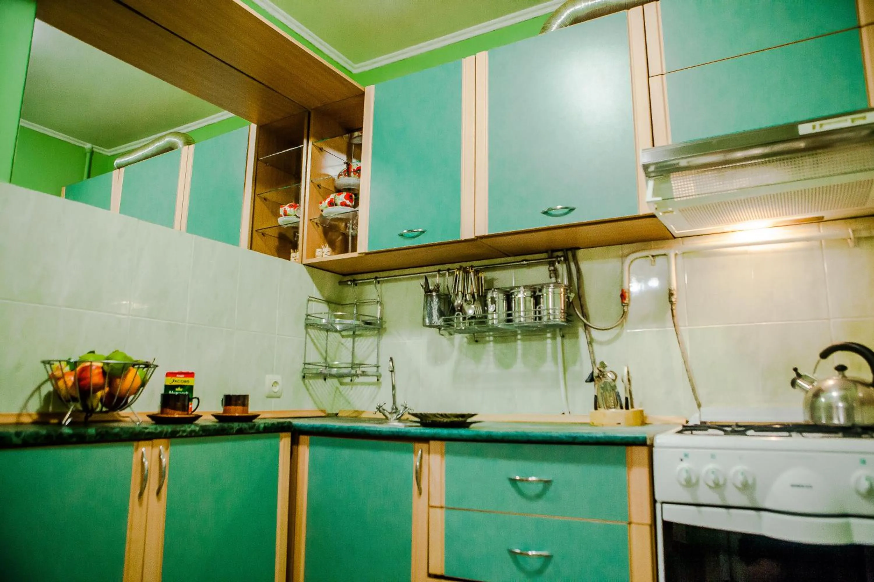 Kitchen or kitchenette in Babylon Apartments