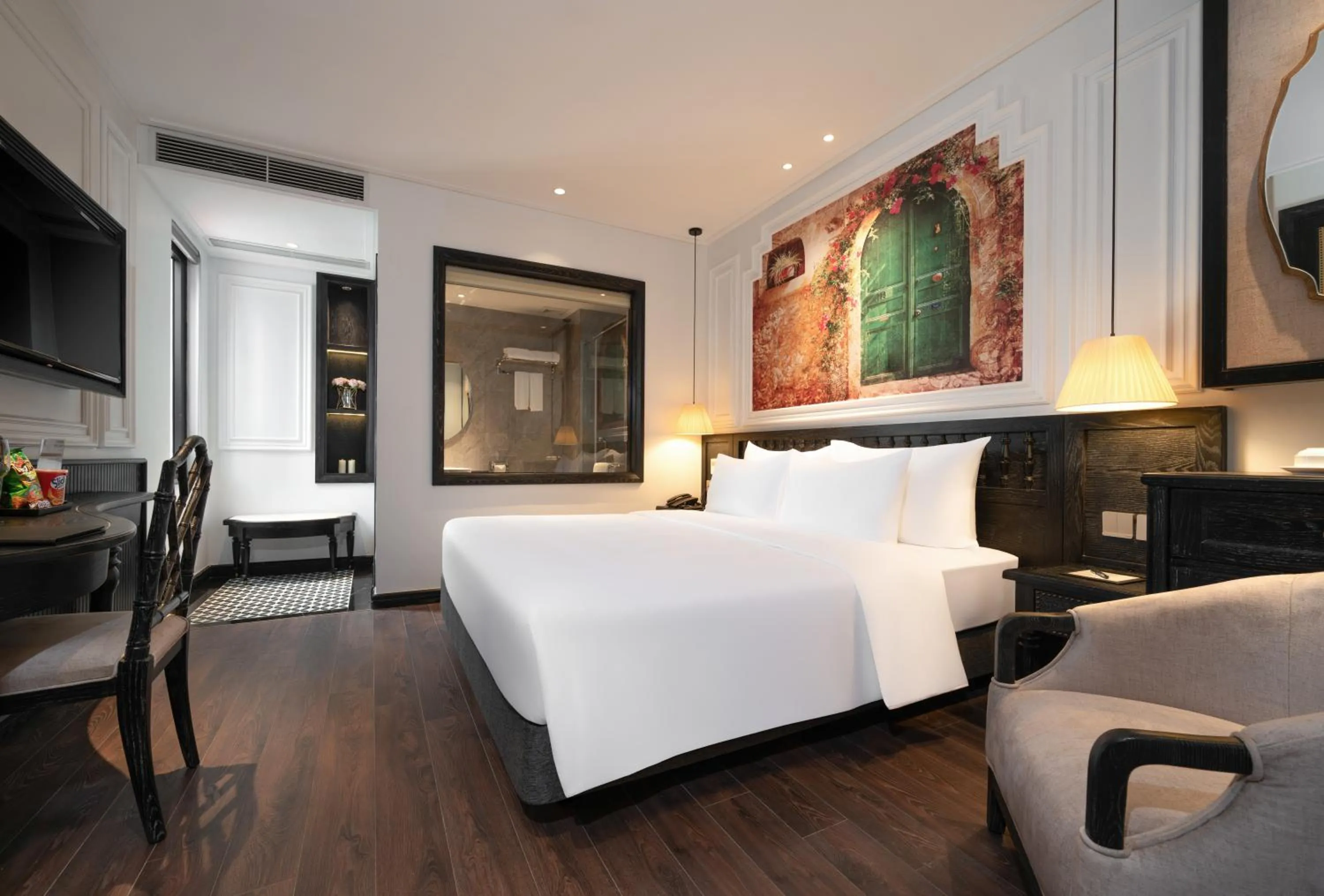 Bed in Luxe Paradise Premium Hotel Pham Hong Thai