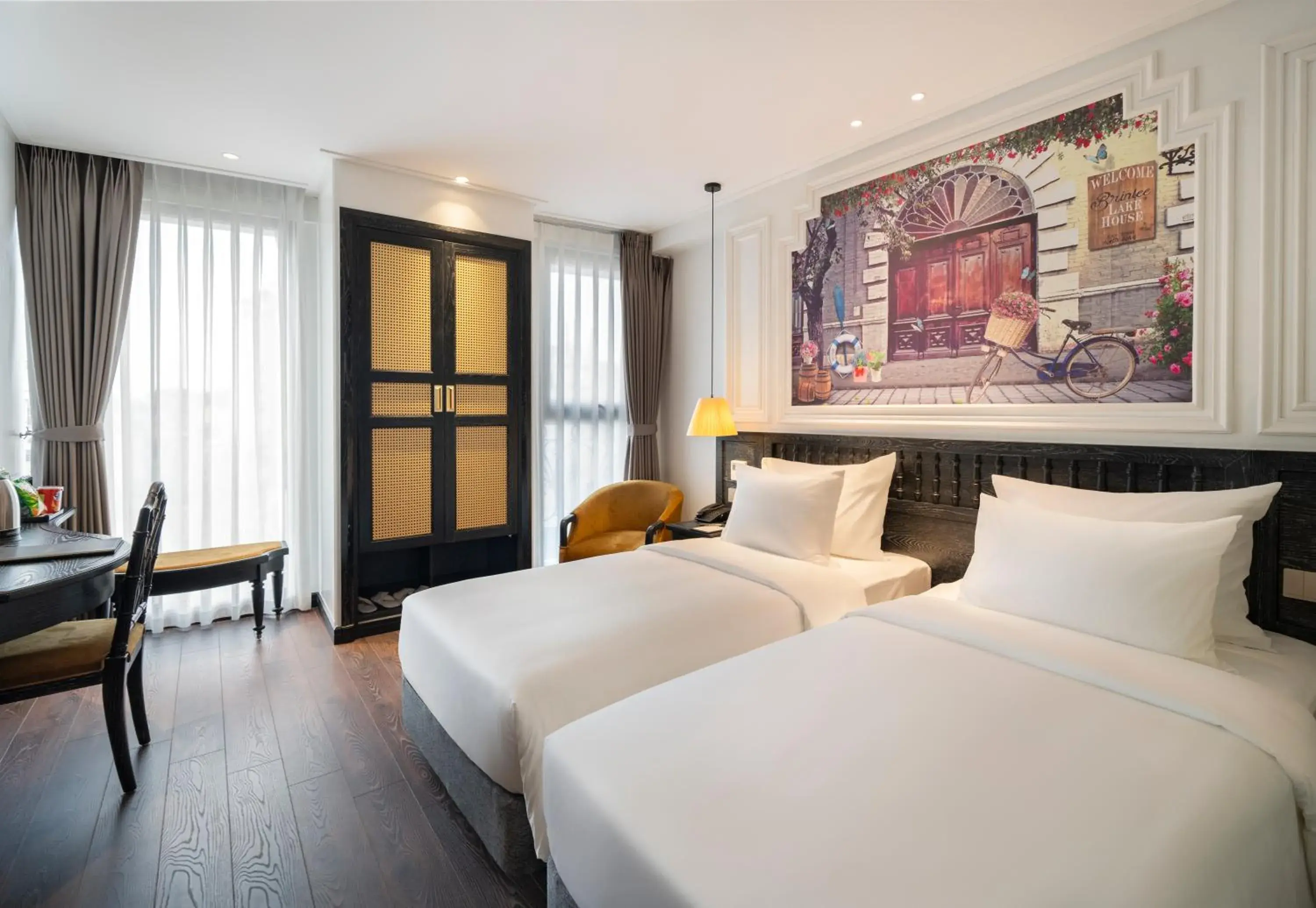 Bed in Luxe Paradise Premium Hotel Pham Hong Thai Bed in Luxe Paradise Premium Hotel Pham Hong Thai