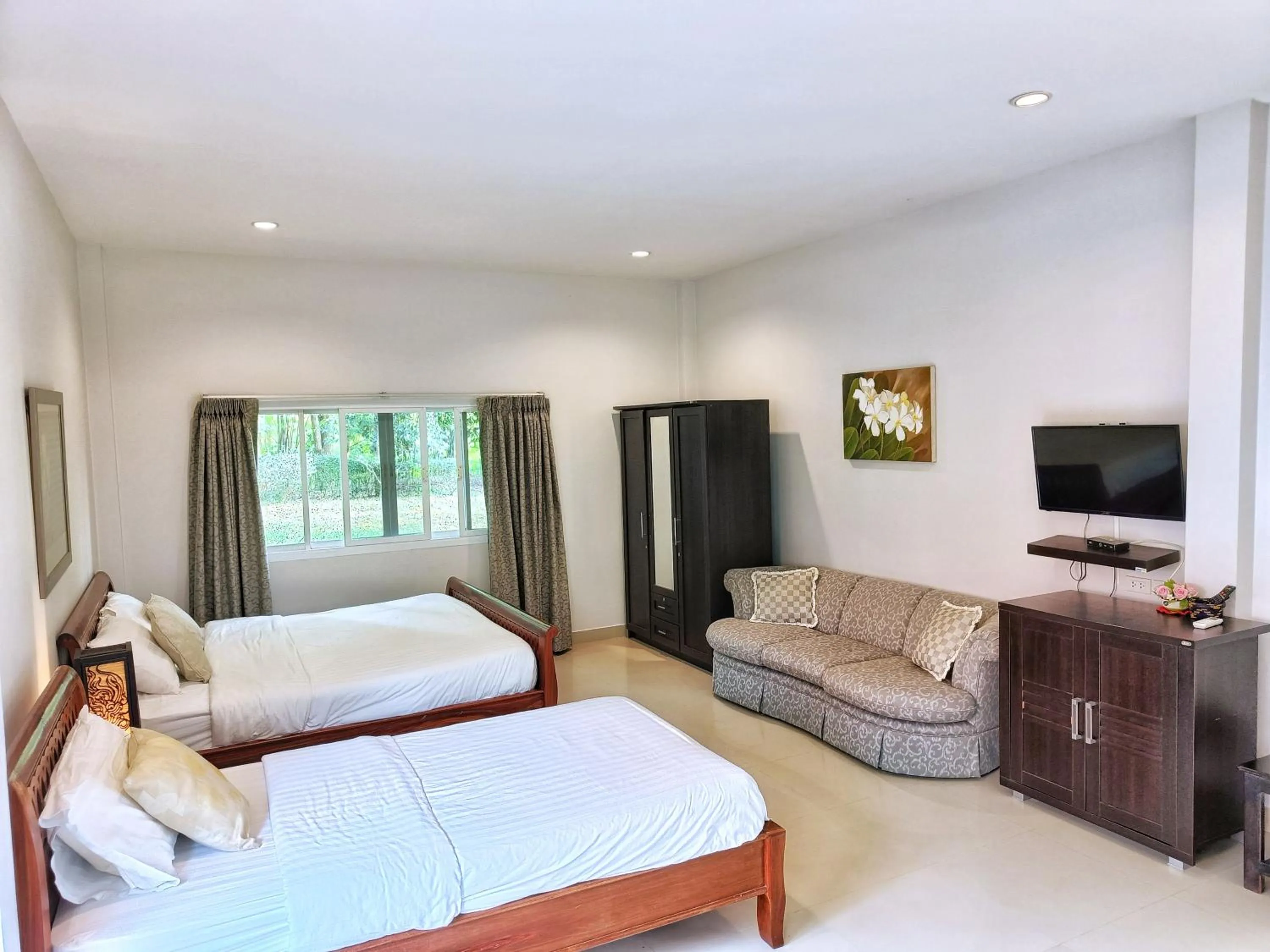 Bed in Kong Garden Resort