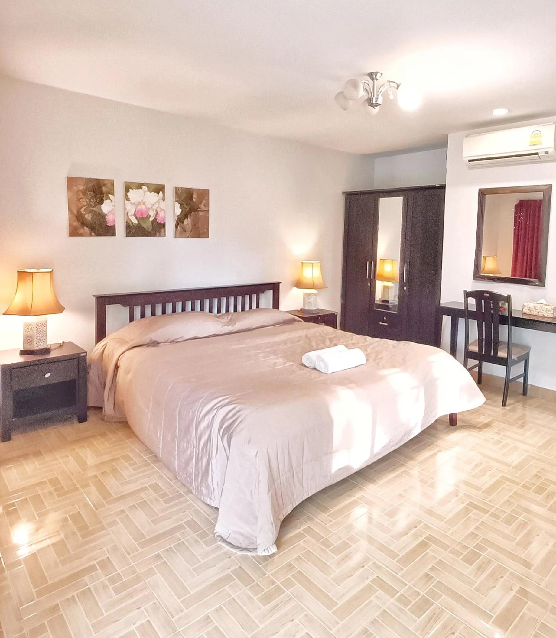 Bed in Kong Garden Resort