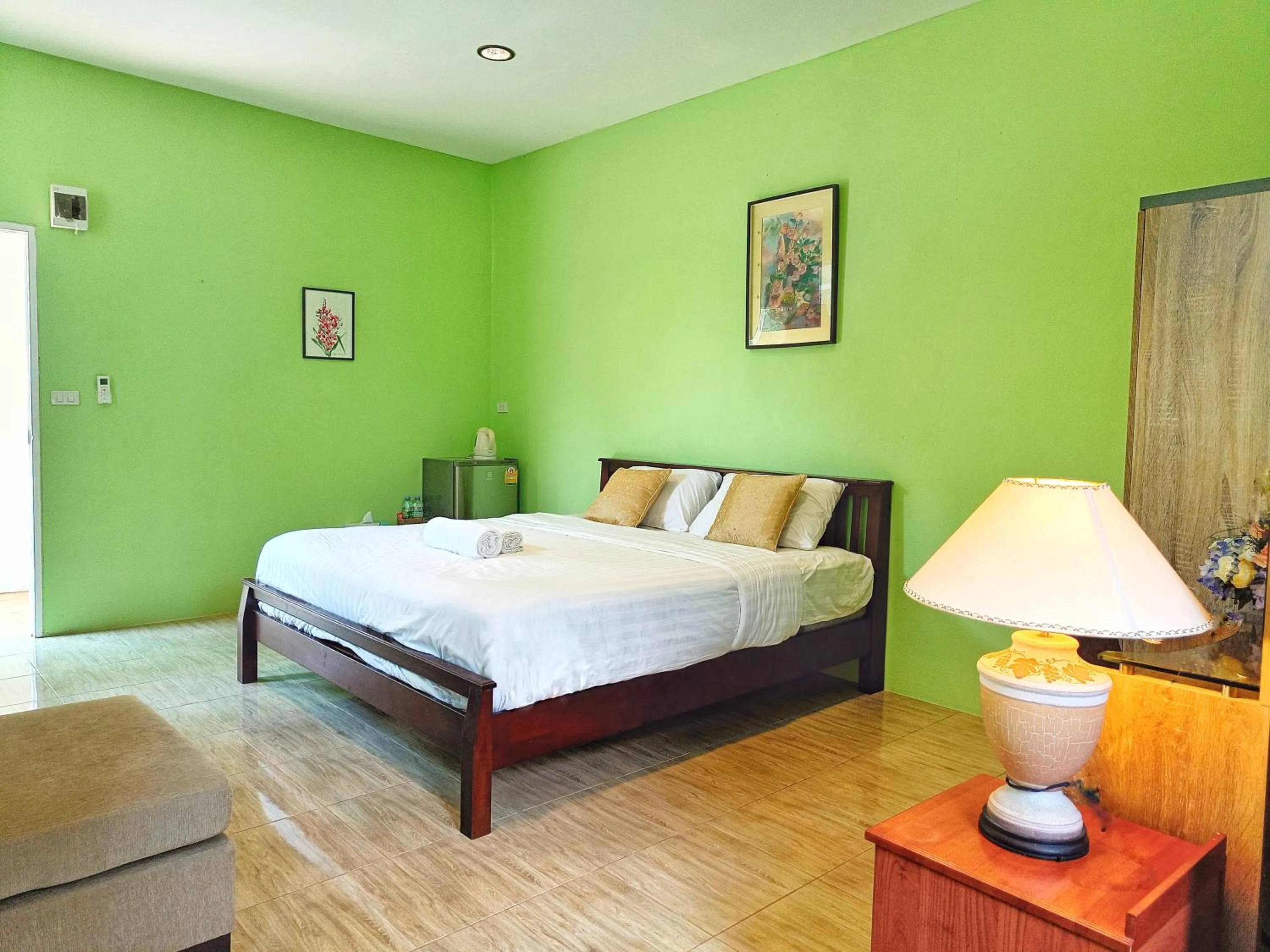 Bed in Kong Garden Resort