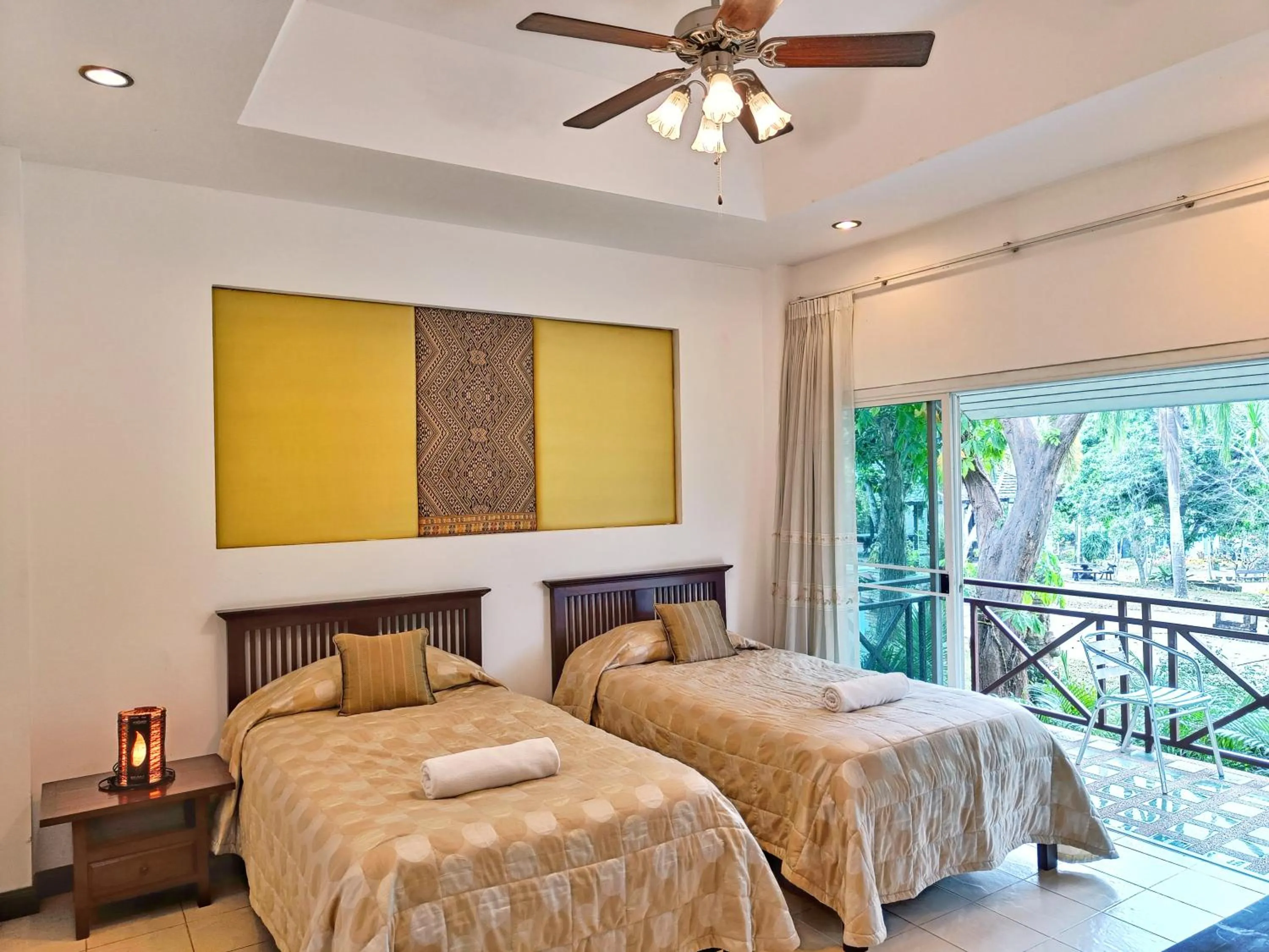 Bed in Kong Garden Resort