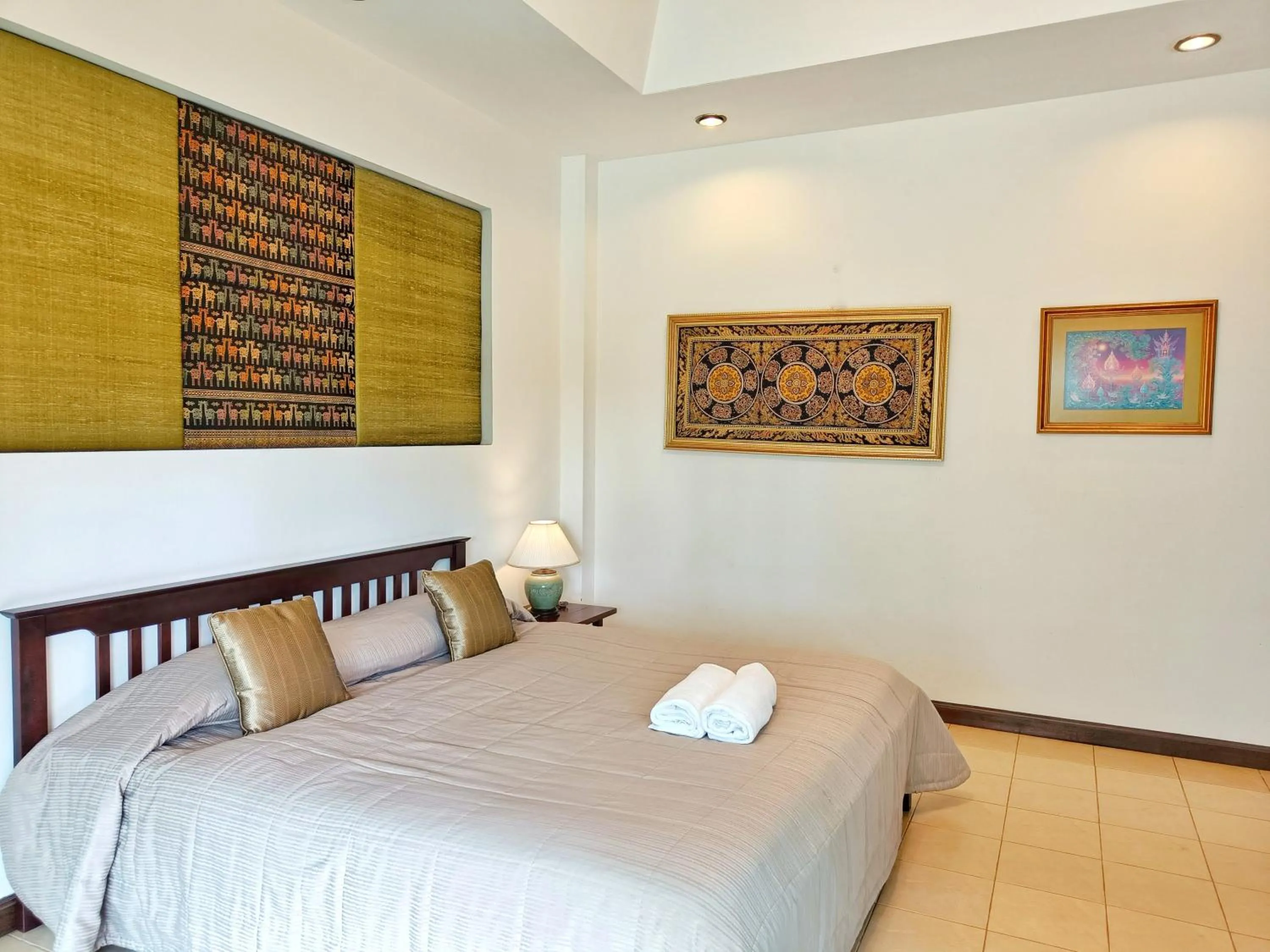 Bed in Kong Garden Resort