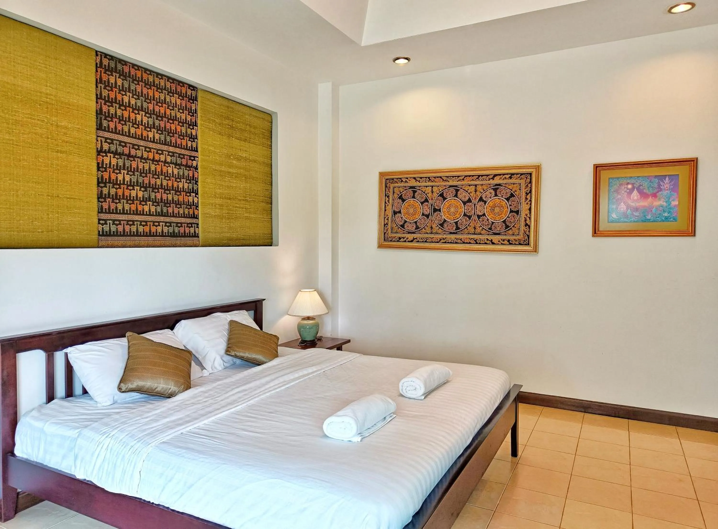 Bed in Kong Garden Resort