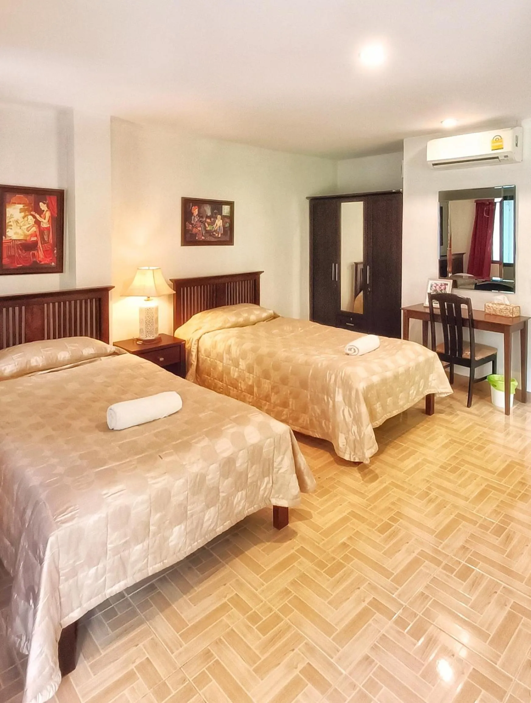 Bed in Kong Garden Resort