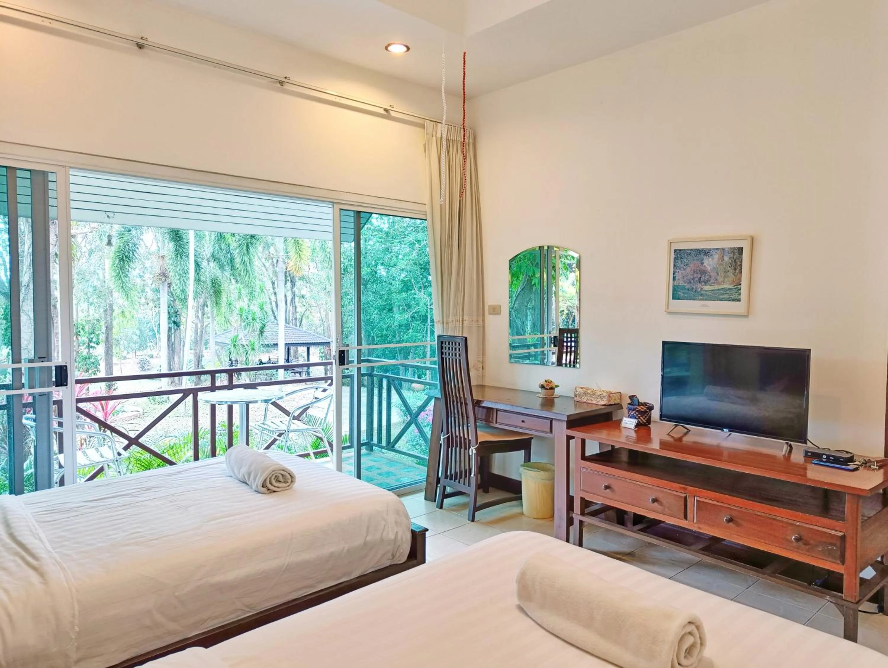 Bed in Kong Garden Resort