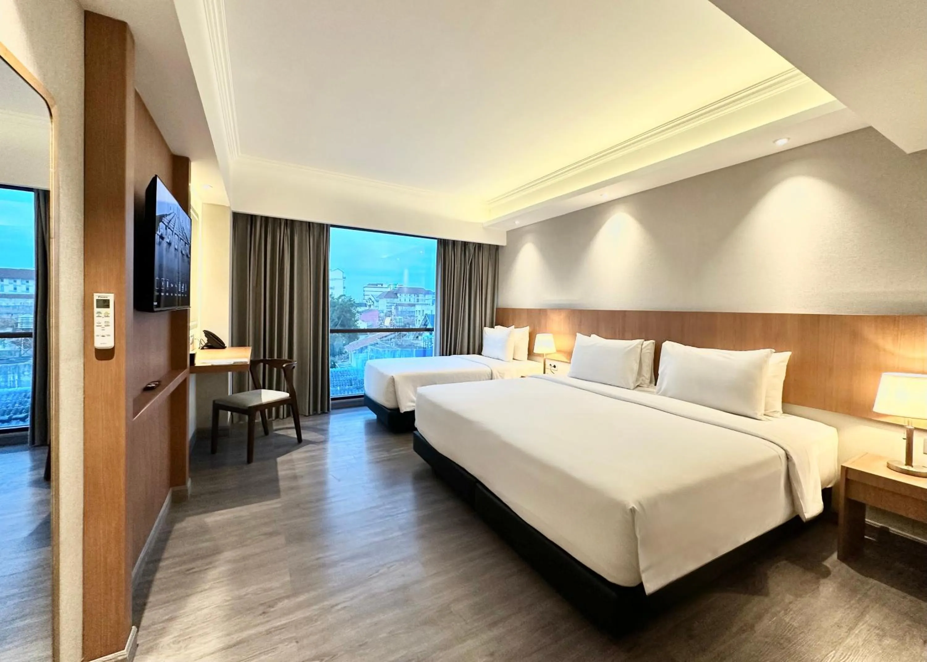 Bed in The Malioboro Hotel & Conference Center