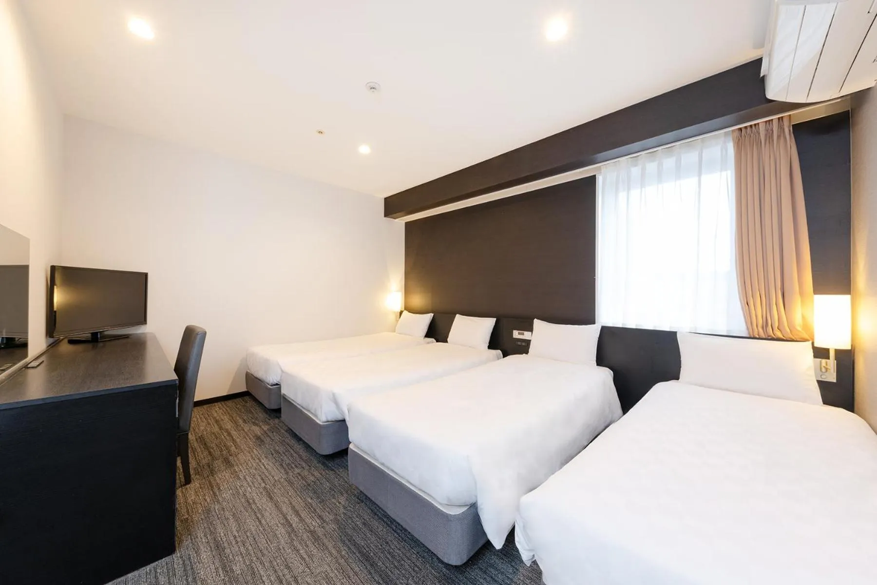 Photo of the whole room, Bed in The OneFive Osaka Namba Dotonbori