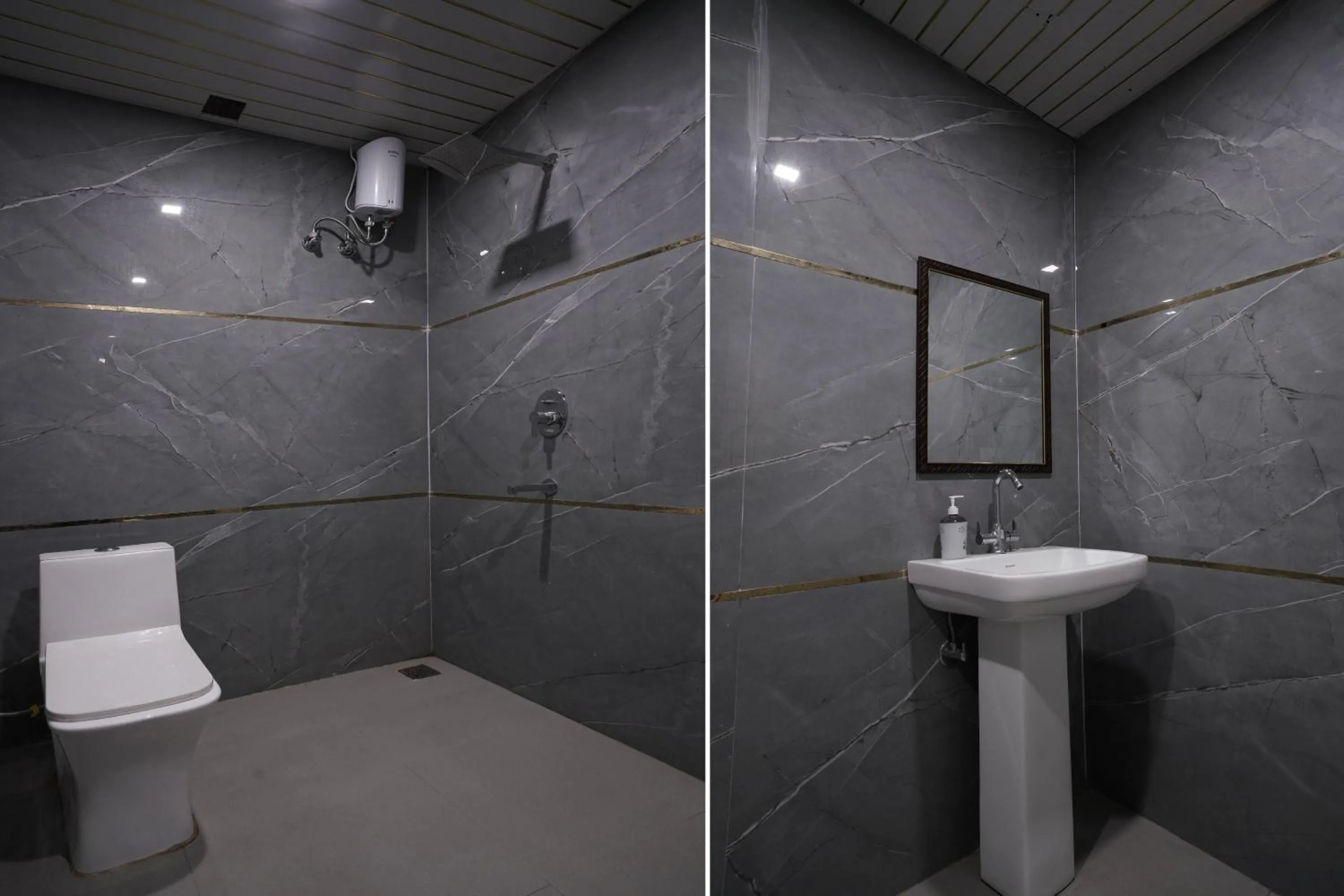 Bathroom in Hotel O Aditya Residency UK04