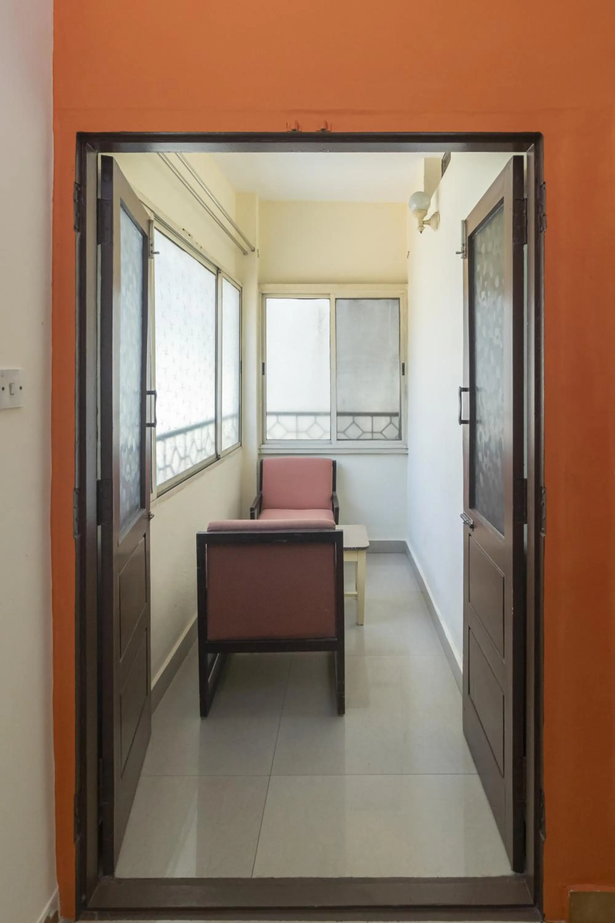 Seating area, Bed in Hotel Telehaus International