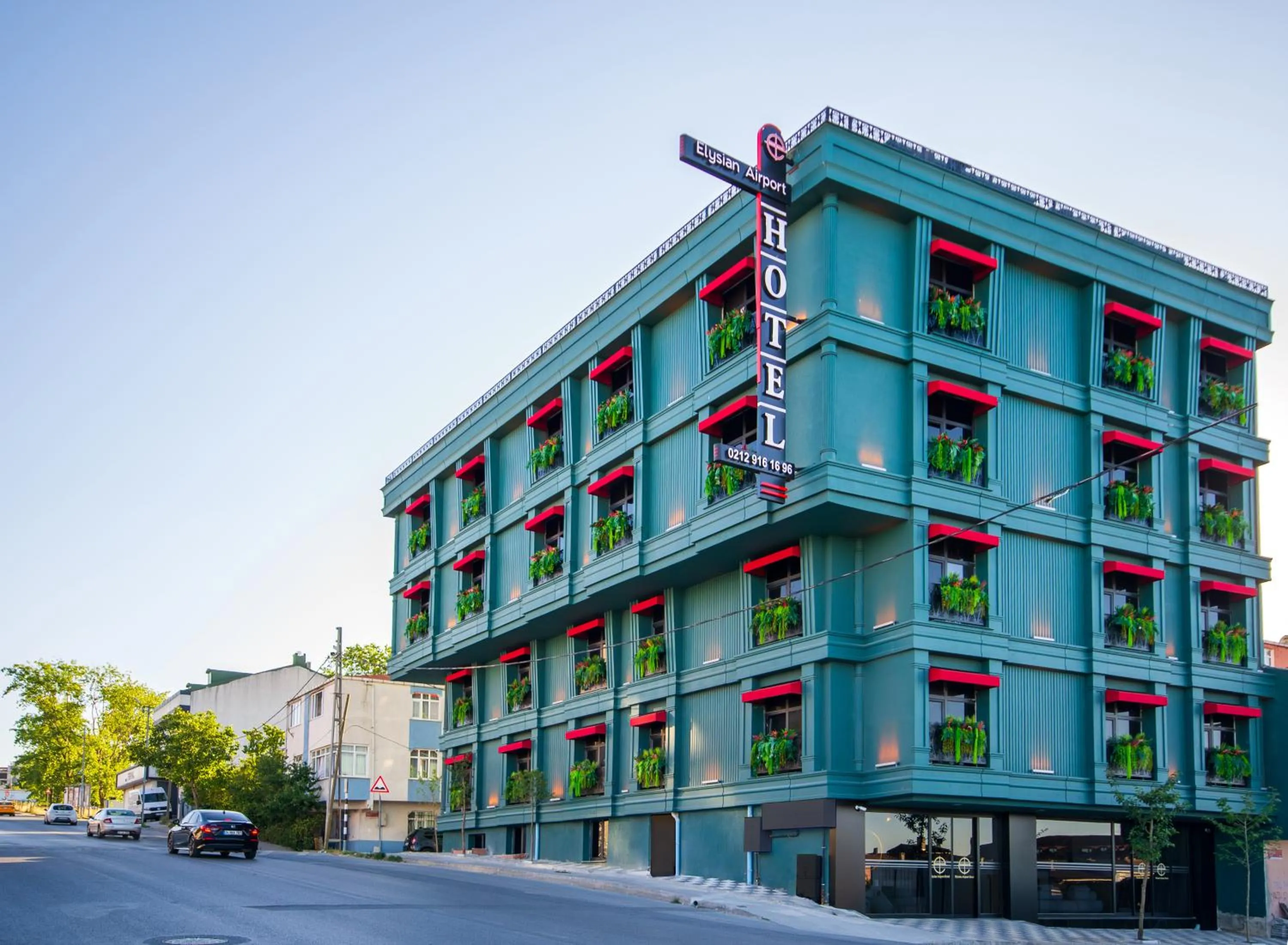 Property building in Elysian Airport Hotel & Restaurant