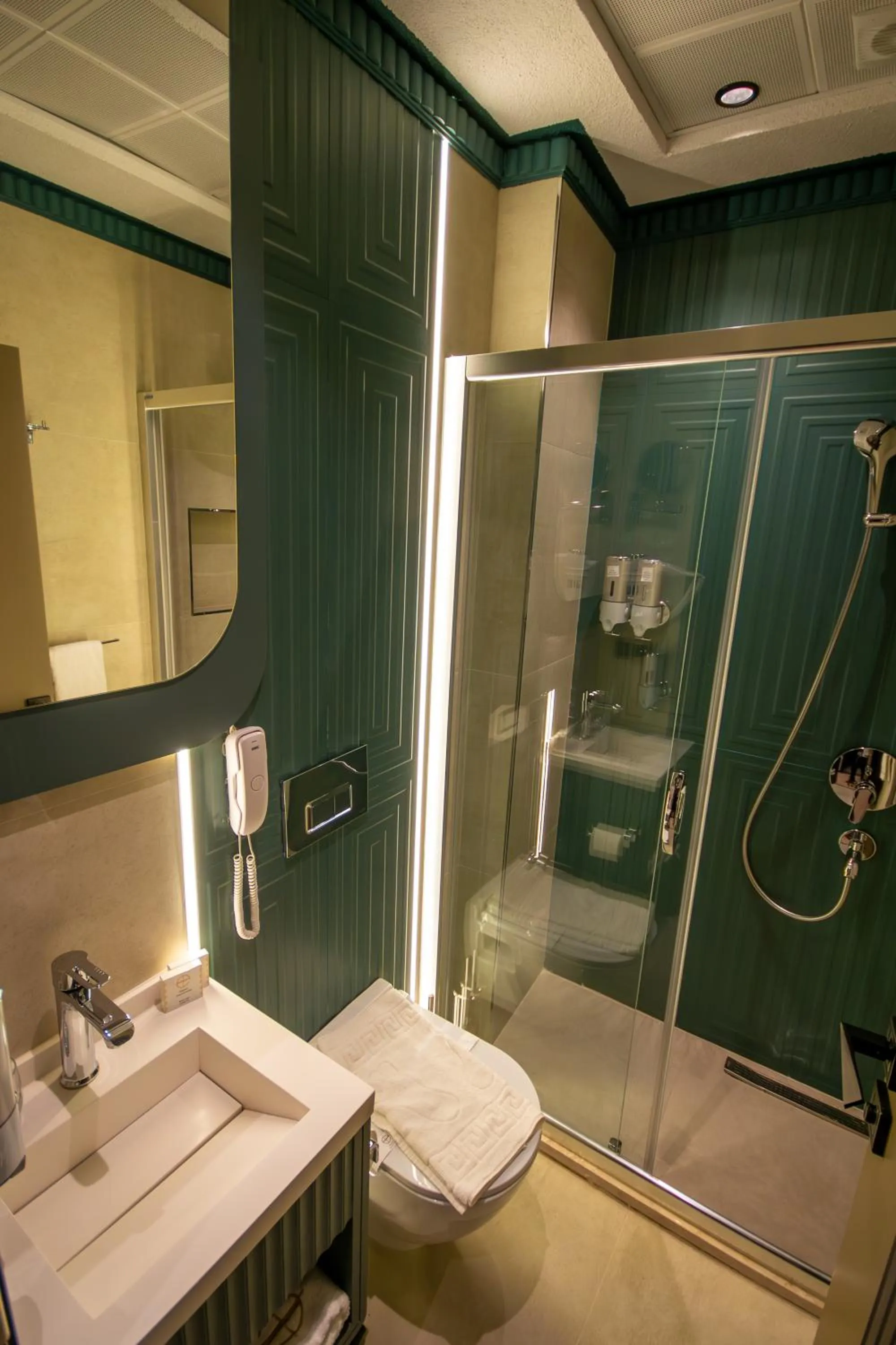 Shower in Elysian Airport Hotel & Restaurant