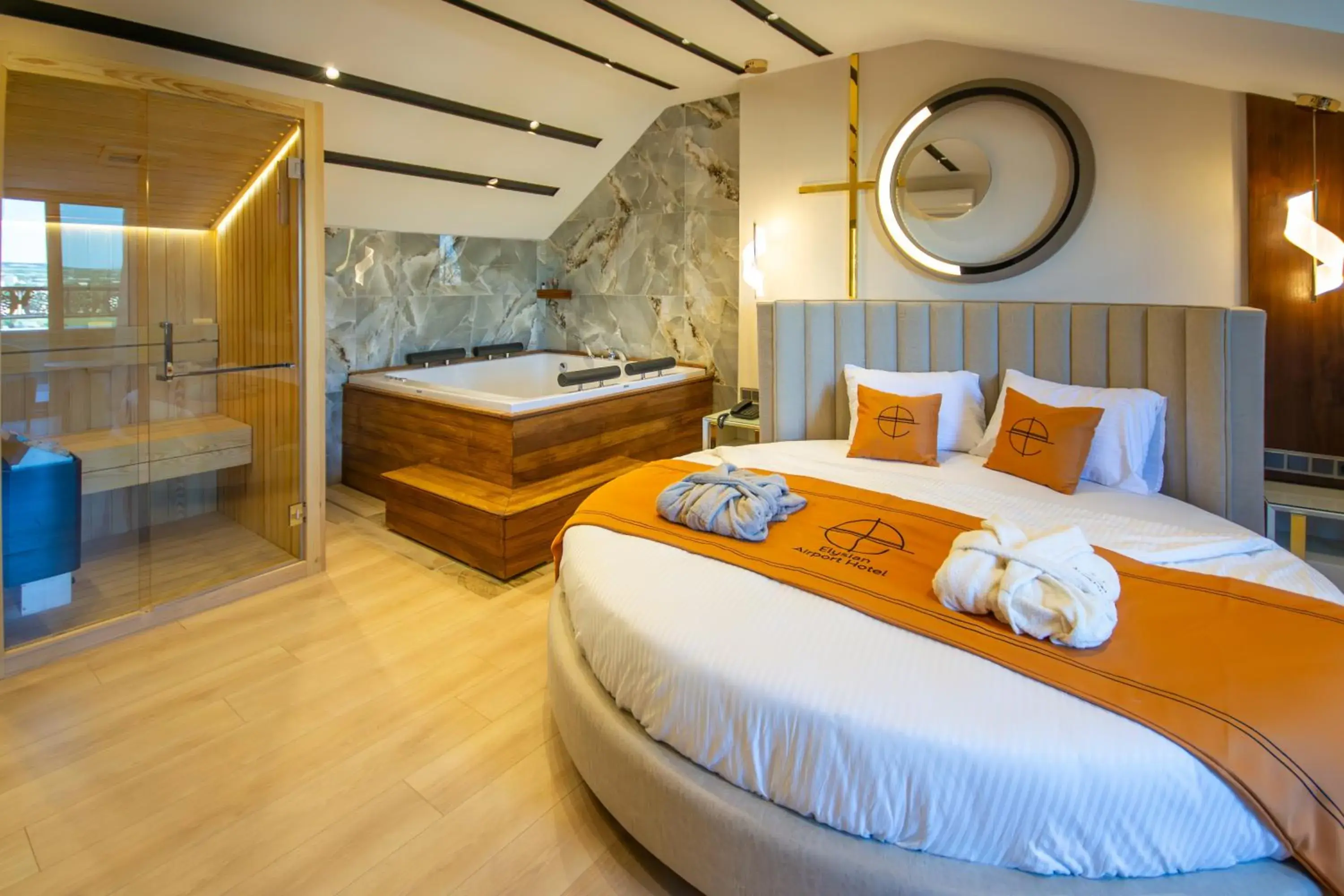 Bed in Elysian Airport Hotel & Restaurant Bed in Elysian Airport Hotel & Restaurant