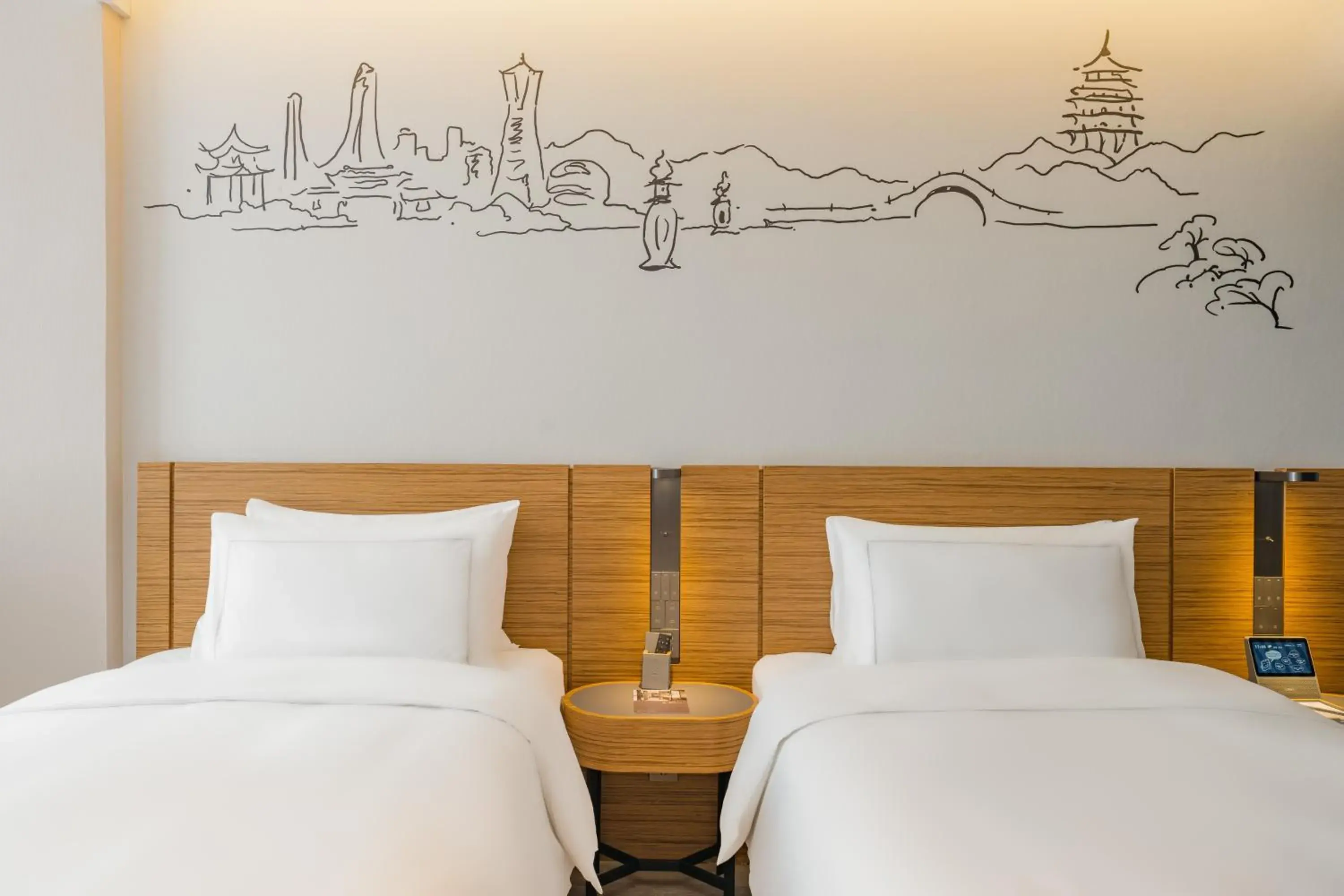 Superior Twin Room in UrCove by HYATT Hangzhou Riverside CBD Superior Twin Room in UrCove by HYATT Hangzhou Riverside CBD