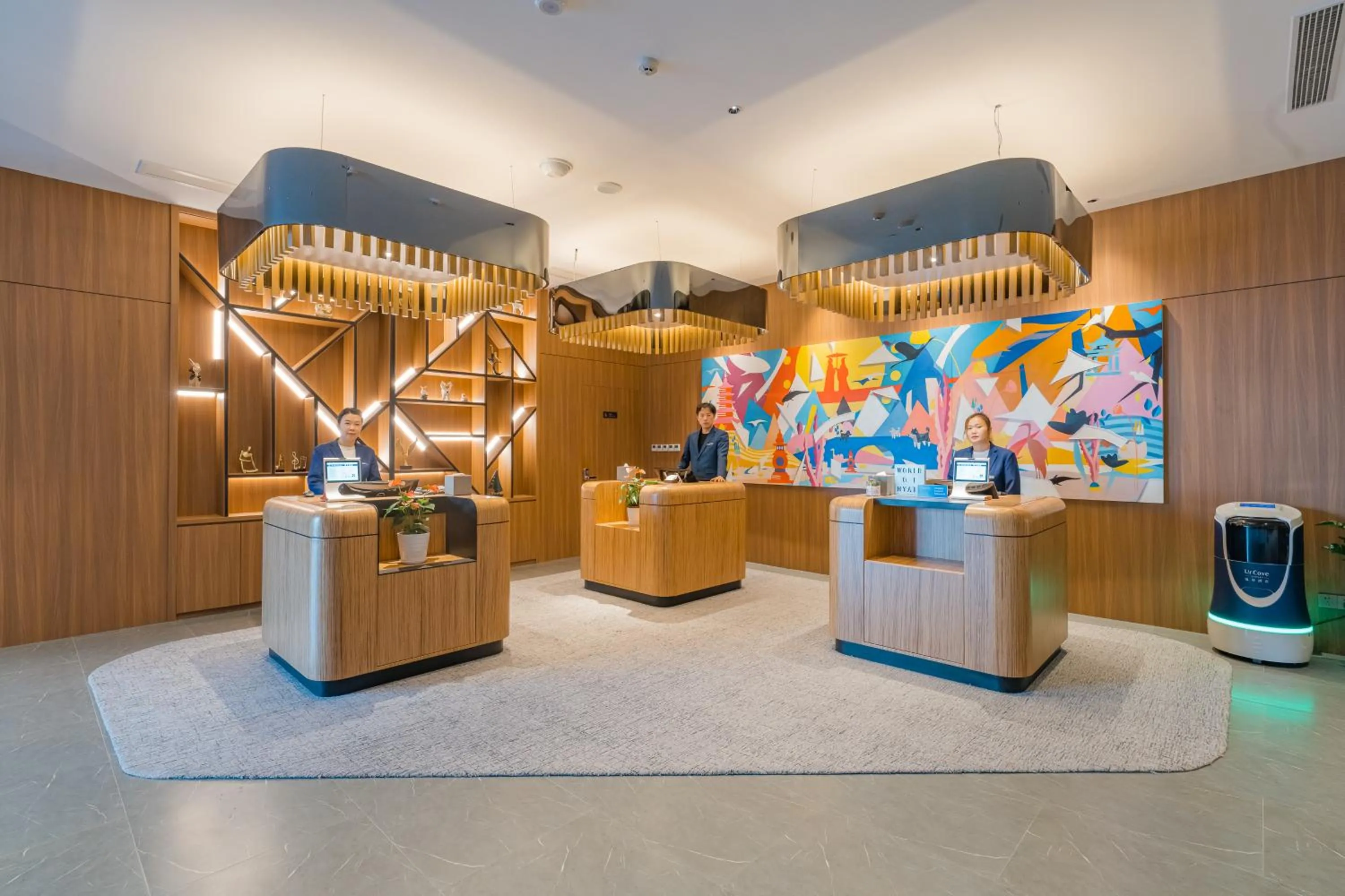 Lobby or reception in UrCove by HYATT Hangzhou Riverside CBD