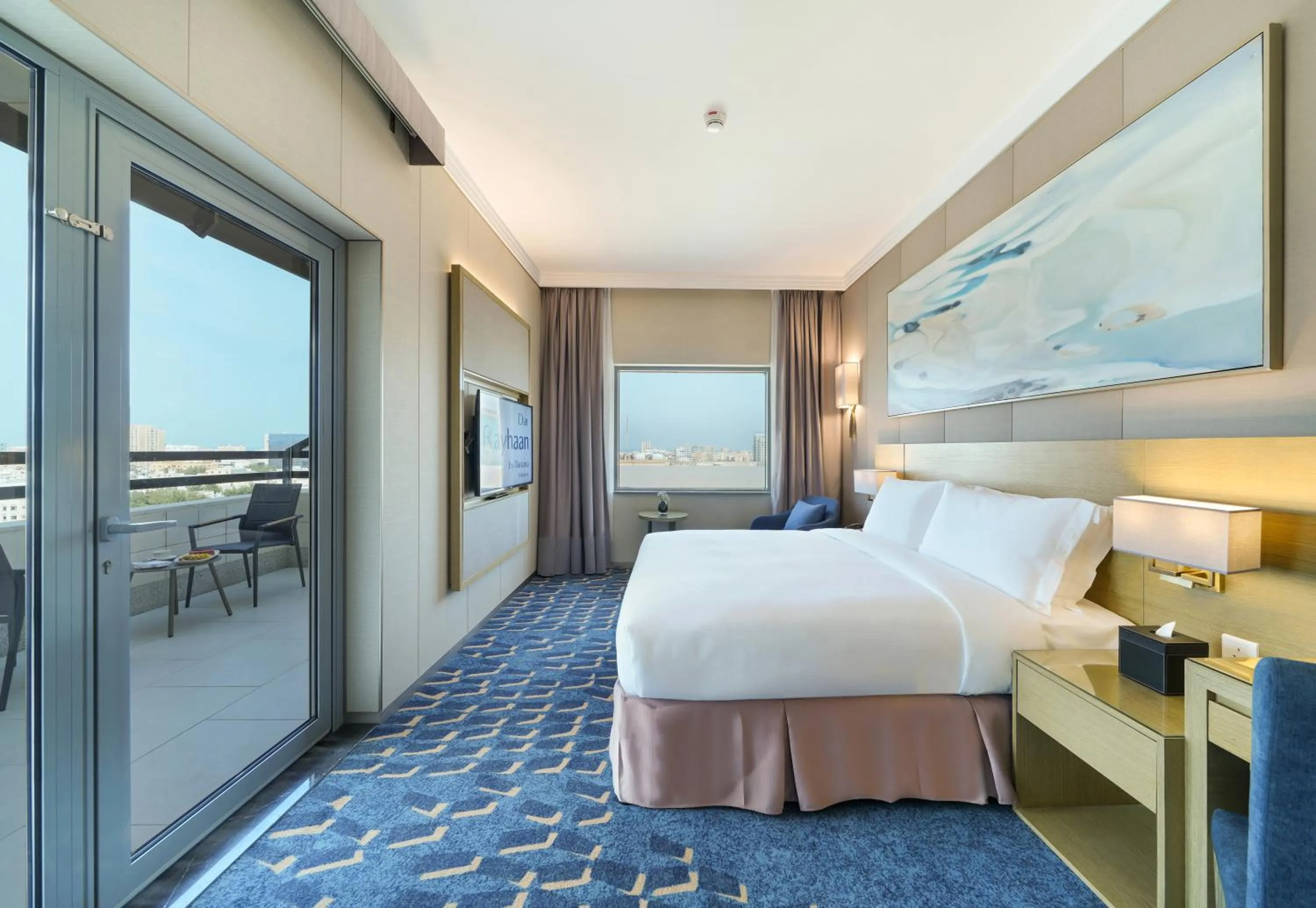 Balcony/Terrace, Bed in Dar Rayhaan by Rotana Al Khobar