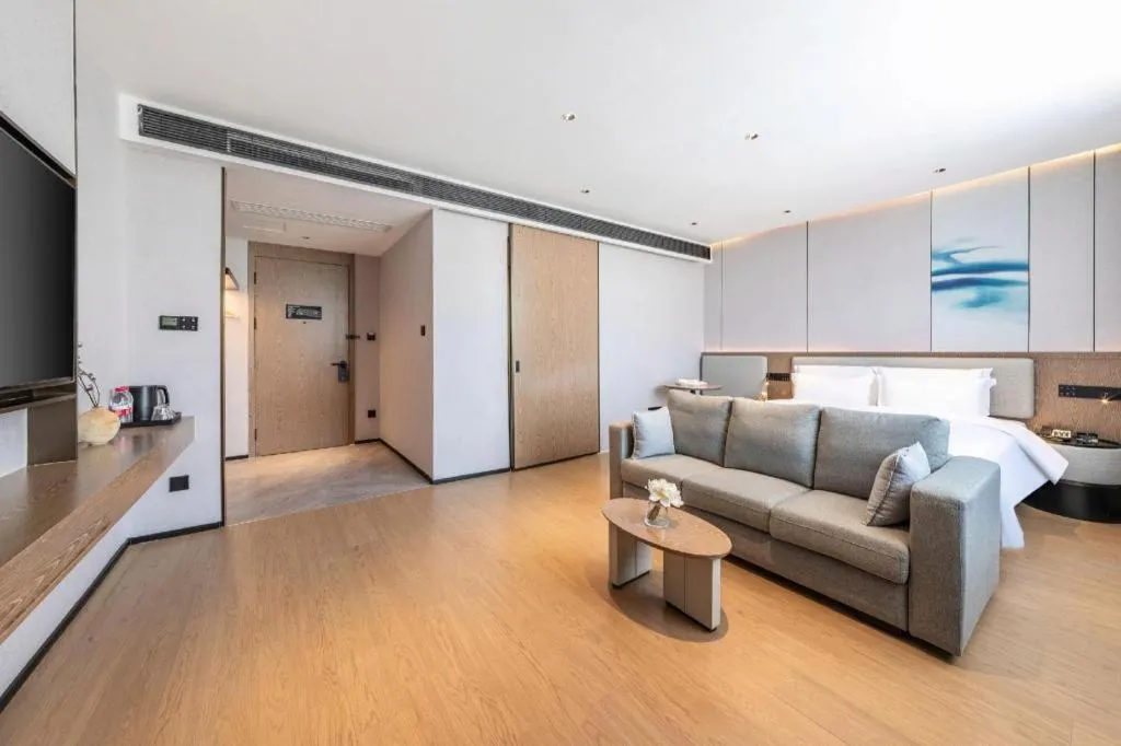 Bed in Yian Business Hotel