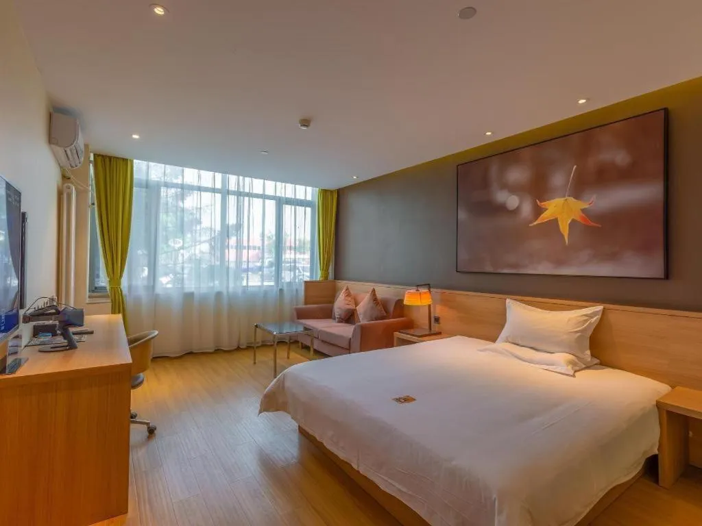 Bed in IU Hotel Beijing Yizhuang Economic Development Zone 2nd Chuangke Street