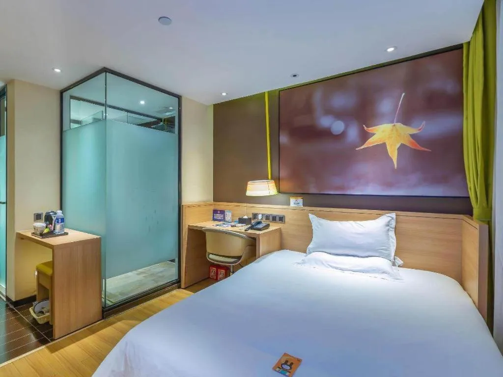 Bed in IU Hotel Beijing Yizhuang Economic Development Zone 2nd Chuangke Street