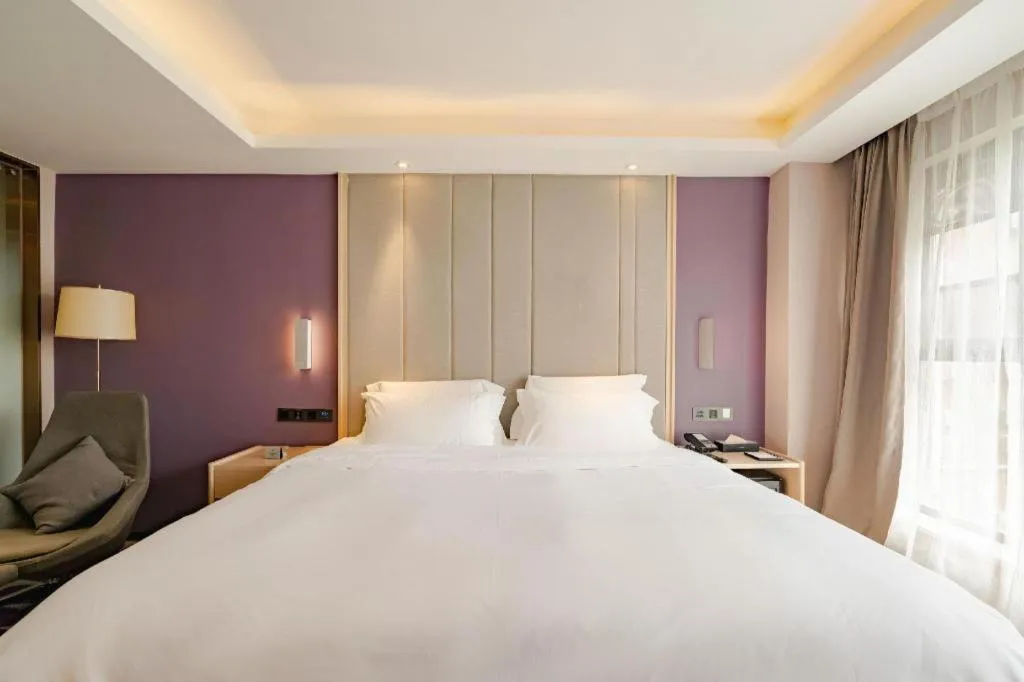 Bed in Lavande Hotel Wuhan Houhu Avenue Xingye Road
