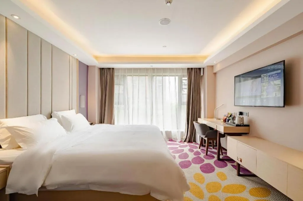 Bed in Lavande Hotel Wuhan Houhu Avenue Xingye Road