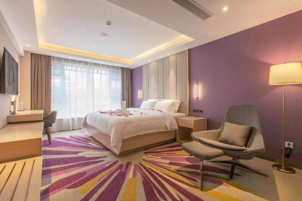 Bed in Lavande Hotel Wuhan Houhu Avenue Xingye Road