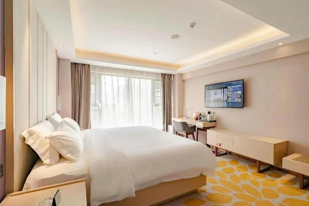 Bed in Lavande Hotel Wuhan Houhu Avenue Xingye Road