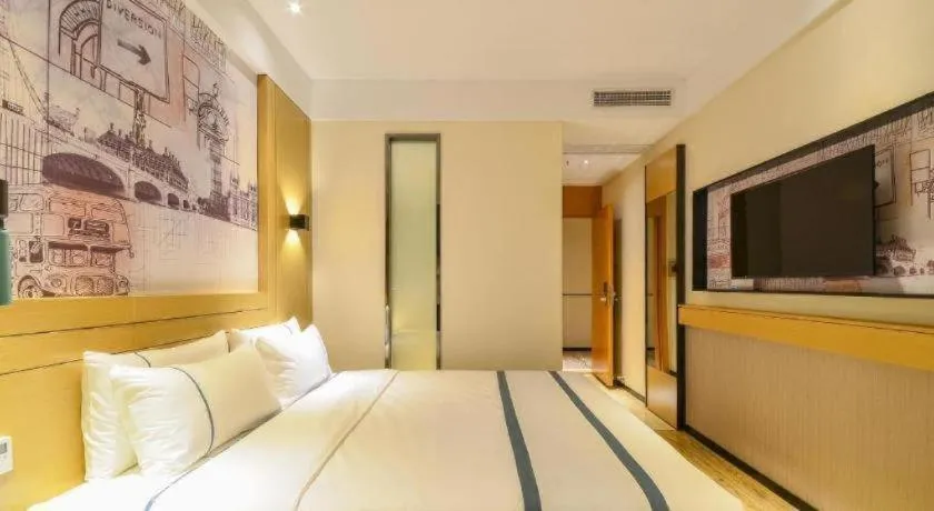 Bed in City Comfort Inn Wuhan Yuanlin Road Metro Station