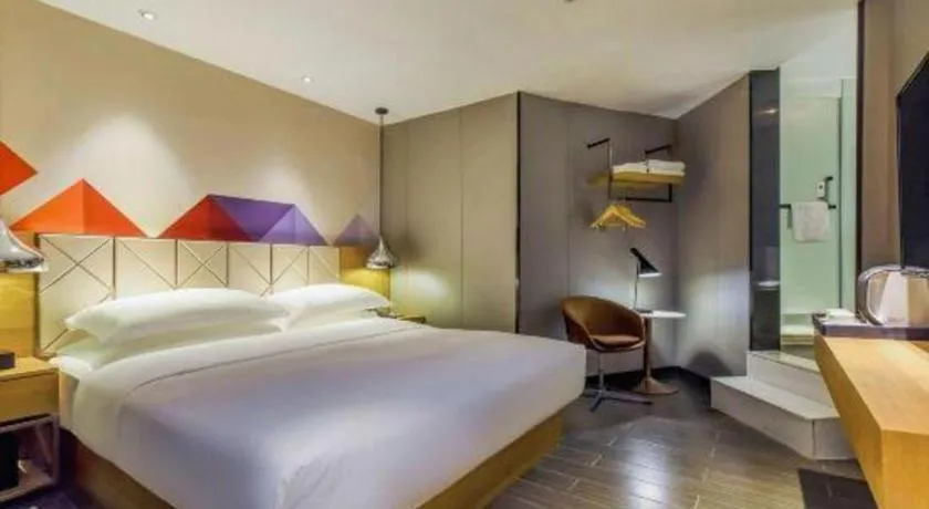 Bed in Borrman Hotel Guangzhou Quzhuang Metro Station