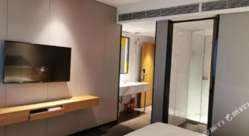 Bed in Borrman Hotel Guangzhou Quzhuang Metro Station