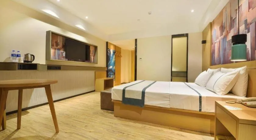 Bed in City Comfort Inn Wuhan Hankou Bei Light Rail Station