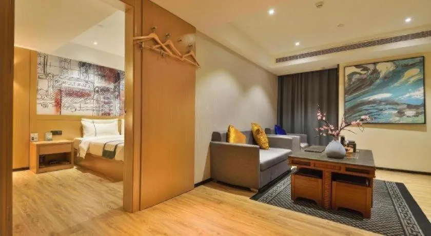 Bed in City Comfort Inn Wuhan Hankou Bei Light Rail Station