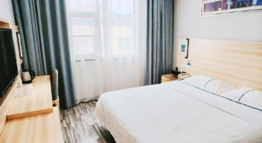 Bed in City Comfort Inn Wuhan Han'Nan Pedestrian Street