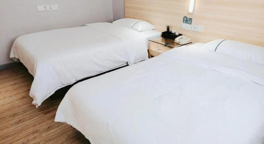 Bed in City Comfort Inn Wuhan Han'Nan Pedestrian Street