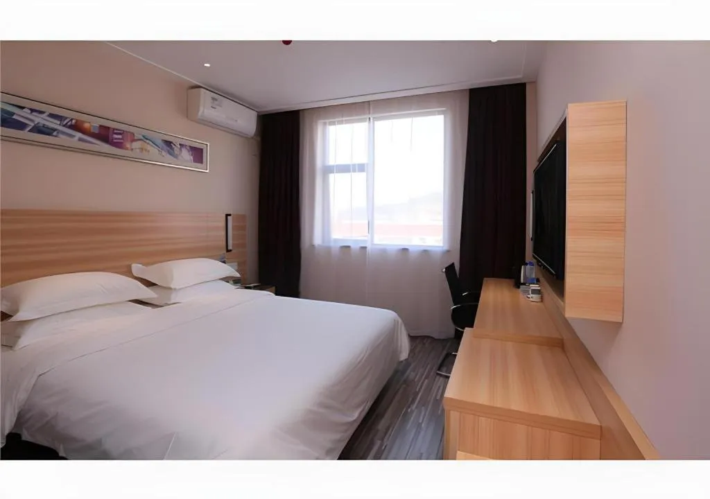 Bed in City Comfort Inn Wuhan Han'Nan Pedestrian Street