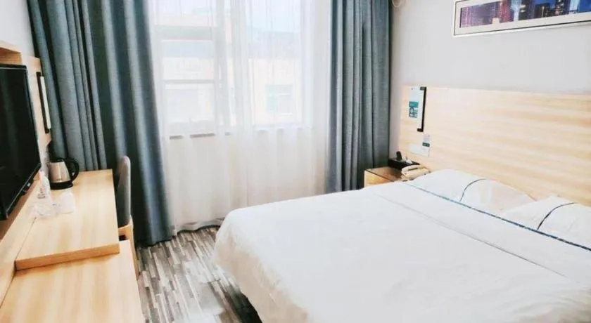Bed in City Comfort Inn Wuhan Han'Nan Pedestrian Street
