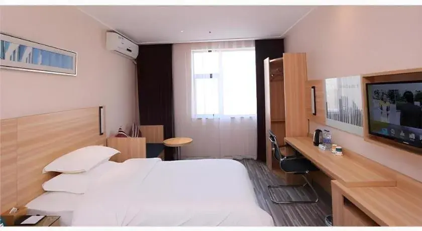 Bed in City Comfort Inn Wuhan Han'Nan Pedestrian Street Bed in City Comfort Inn Wuhan Han'Nan Pedestrian Street