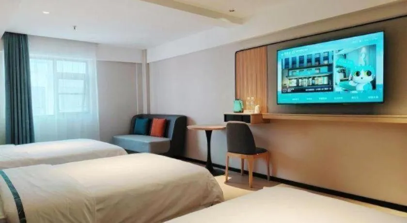 Bed in City Comfort Inn Wuhan Han'Nan Pedestrian Street