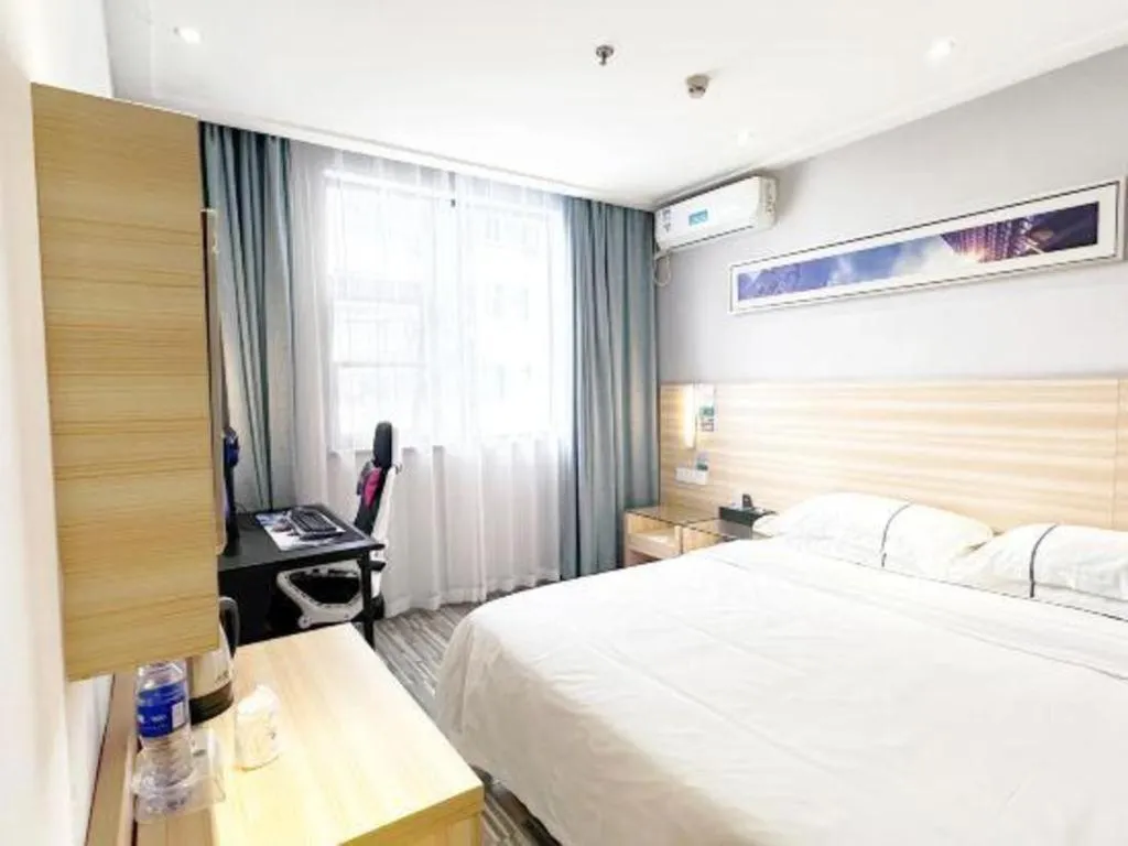 Bed in City Comfort Inn Wuhan Han'Nan Pedestrian Street